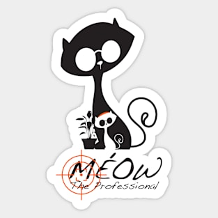 Meow The Professional Sticker